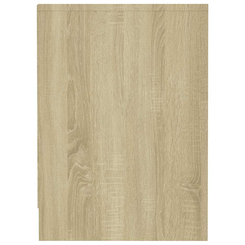 vidaXL 2 Door 2 Shelf Sonoma Oak TV Cabinet Image 8