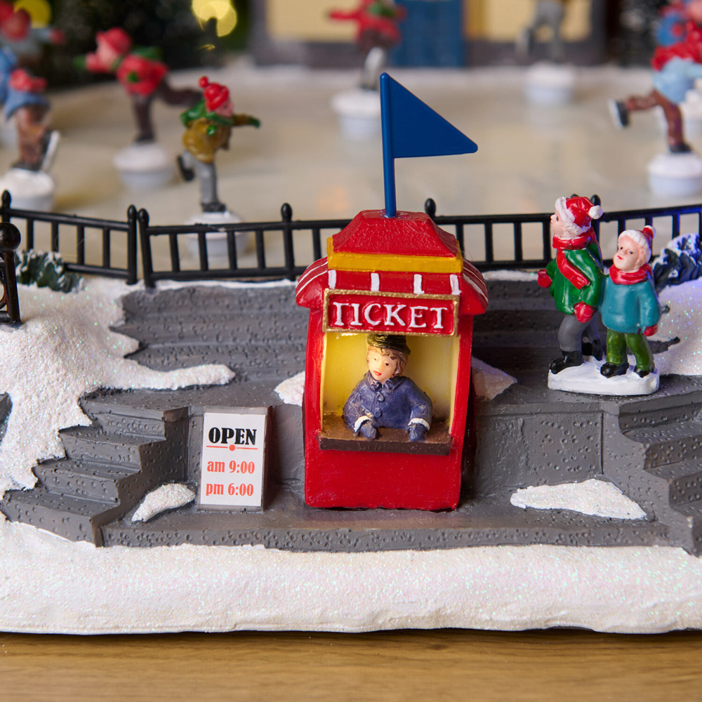 Ice Skating Christmas Model Image 4