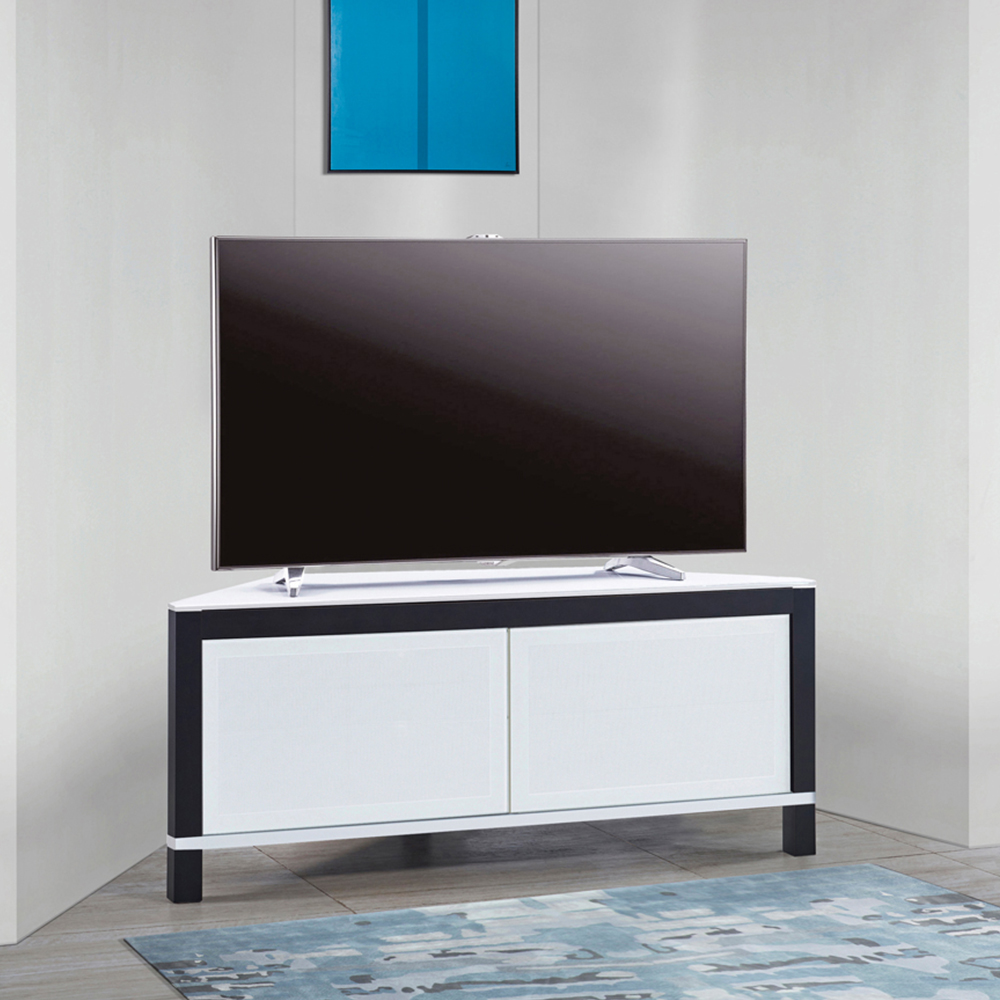 MDA Designs Volans 2 Door White TV Unit Image 8