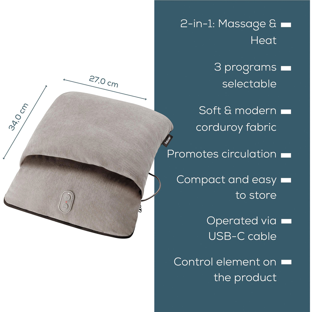 Beurer FM 28 2-in-1 Compact Foot Warmer and Massager Image 9