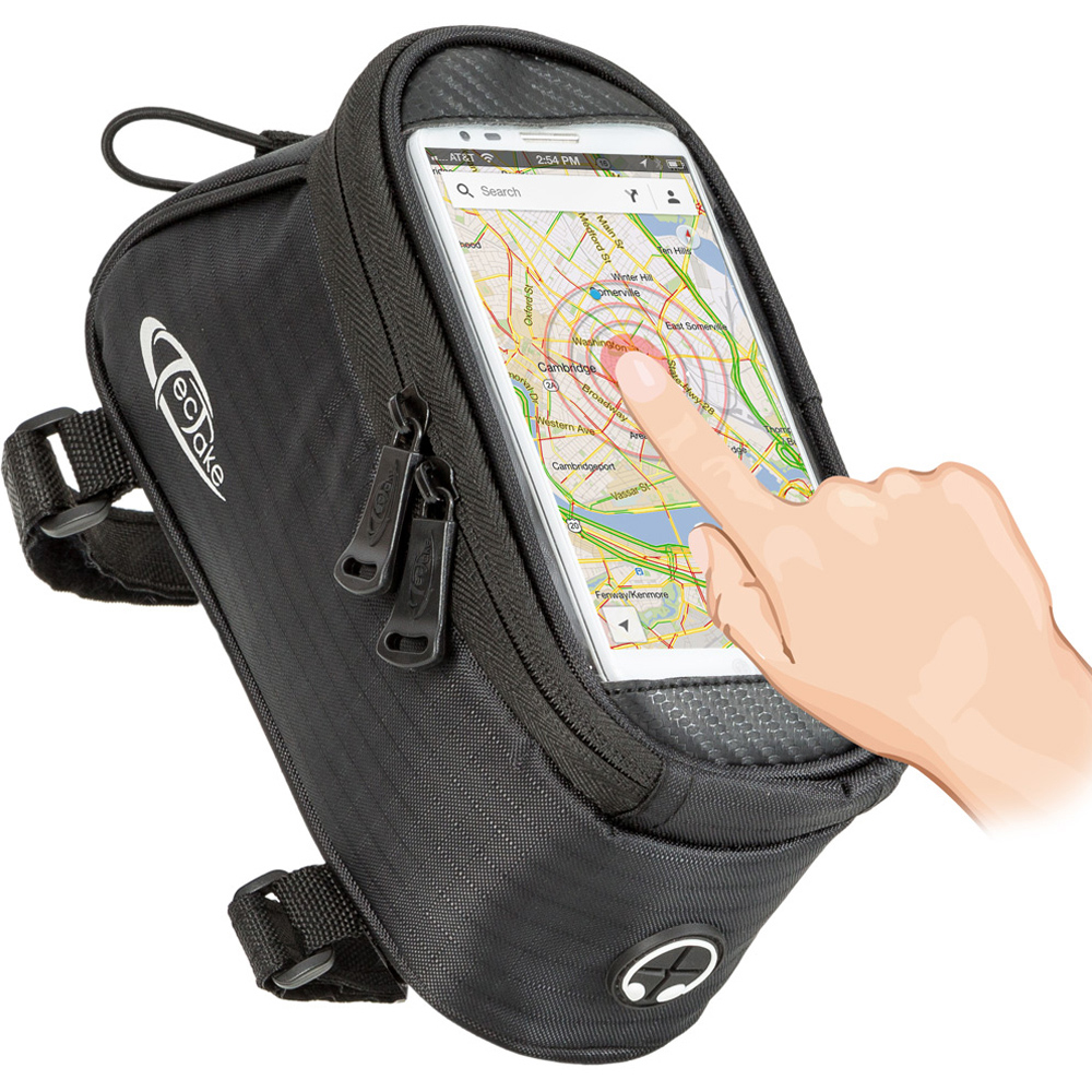 tectake Black Bike Phone Holder Image 3