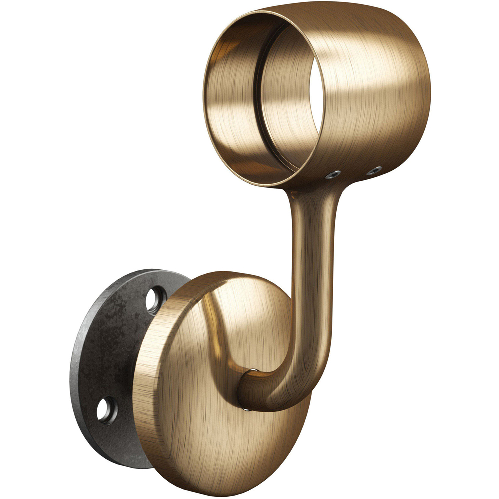 Rothley Antique Brass Stair Handrail Kit 2.4m Image 6