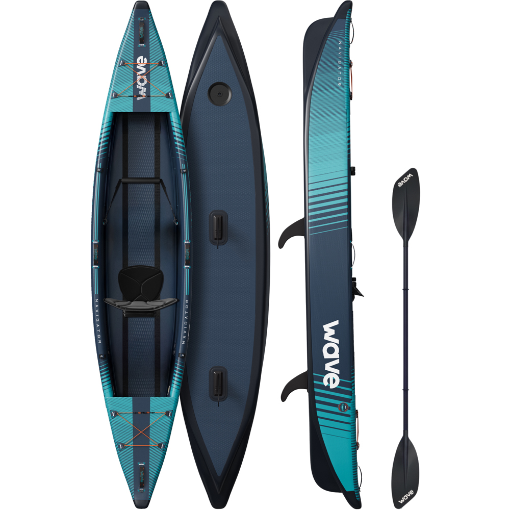 Wave Navigator 3.0 Single Person Navy Kayak Image 1
