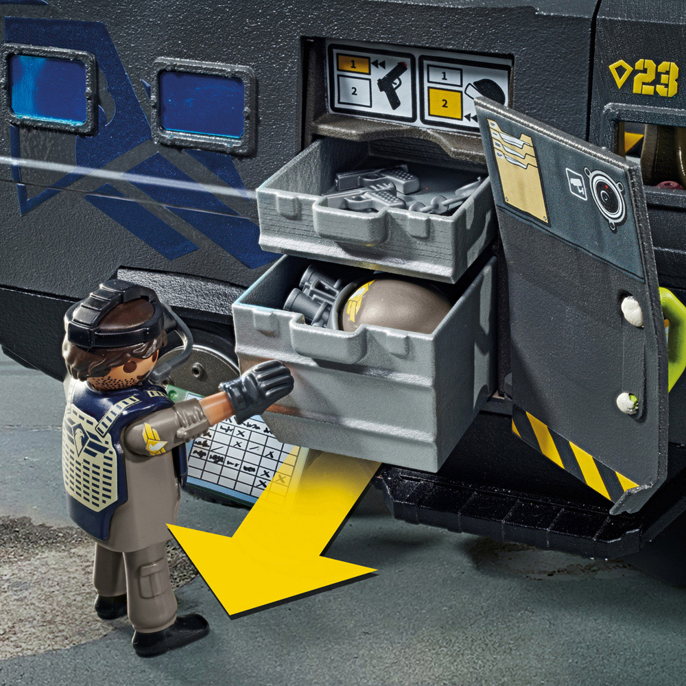 Playmobil Tactical Unit All-Terrain Vehicle Playset 73 Piece Image 6