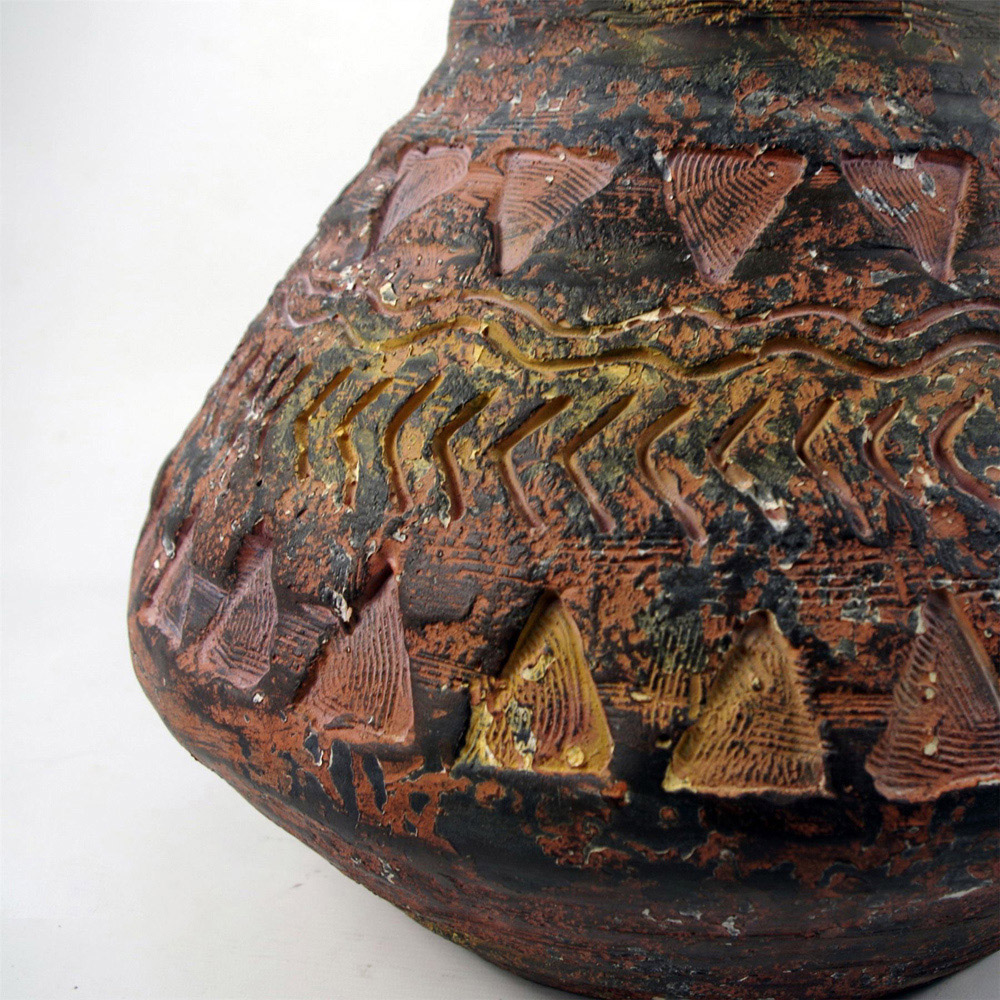 Leaf Aztec Rustic Planter 40cm Image 5