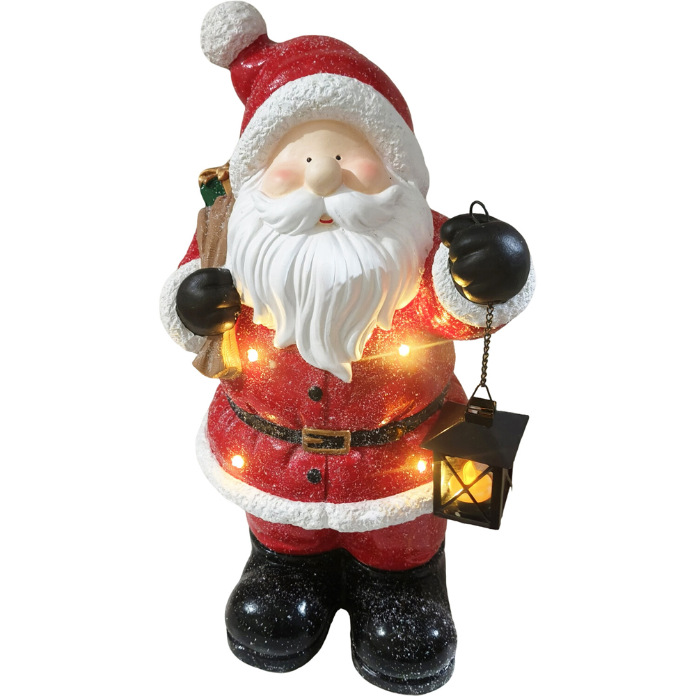 Pre-Lit Lantern Santa Image 1