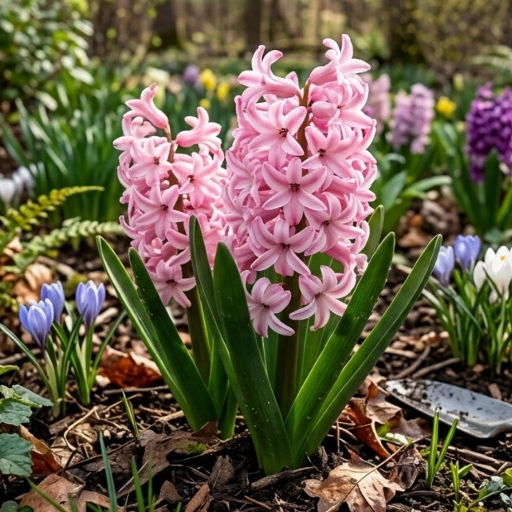 Thompson and Morgan Hyacinth Spring Beauty Pink Planting Bulb 10 Pack Image 4