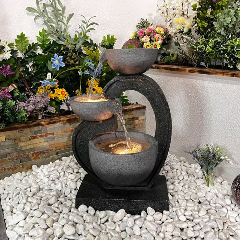 Tranquillity Fantasy Falls LED Solar Water Feature Image 2