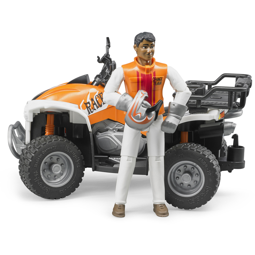 Bruder Kids bworld Quad with Driver Playset Model Image 5
