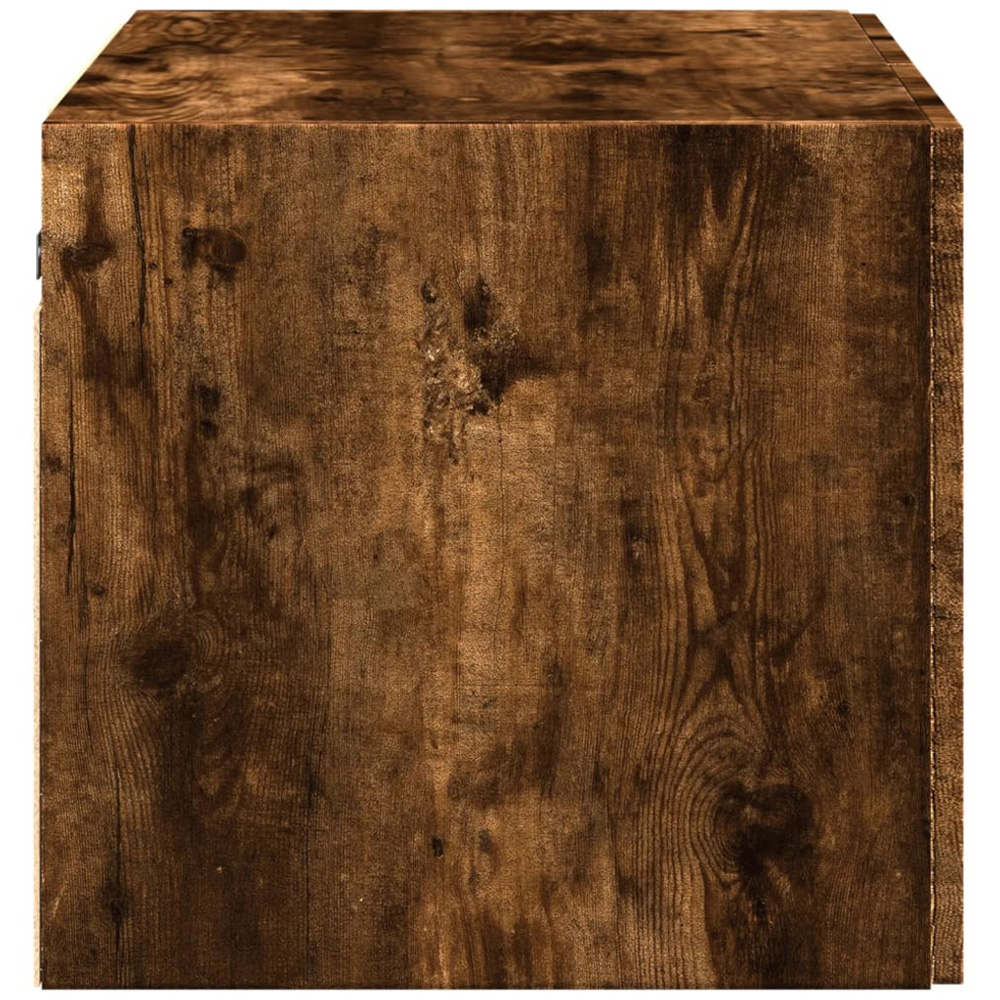 vidaXL 2 Door Smoked Oak Wall Cabinet Image 5