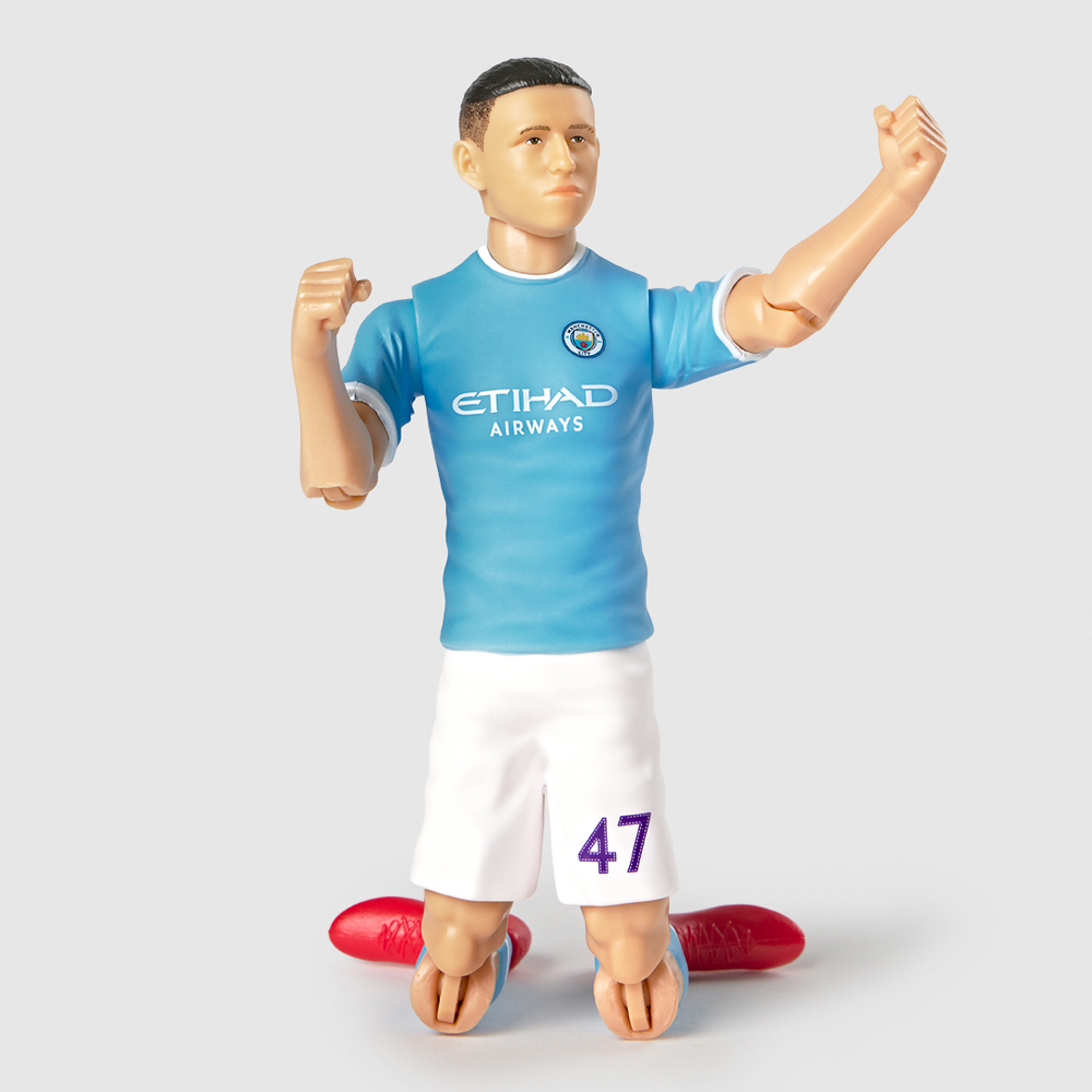 Banbo Foden Manchester City Fully Articulated Football Figurine Image 4