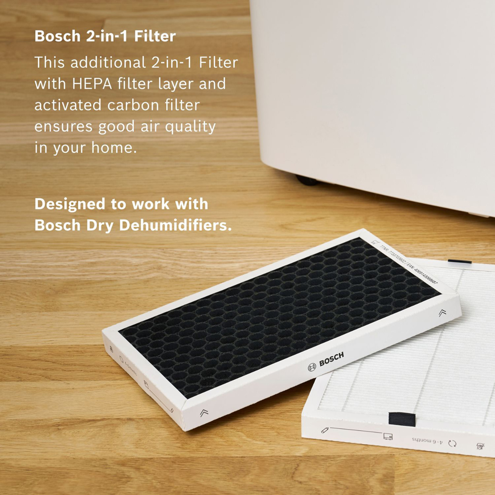 Bosch Dry 4000 Dehumidifier with 2-in-1 Filter 16L Image 3