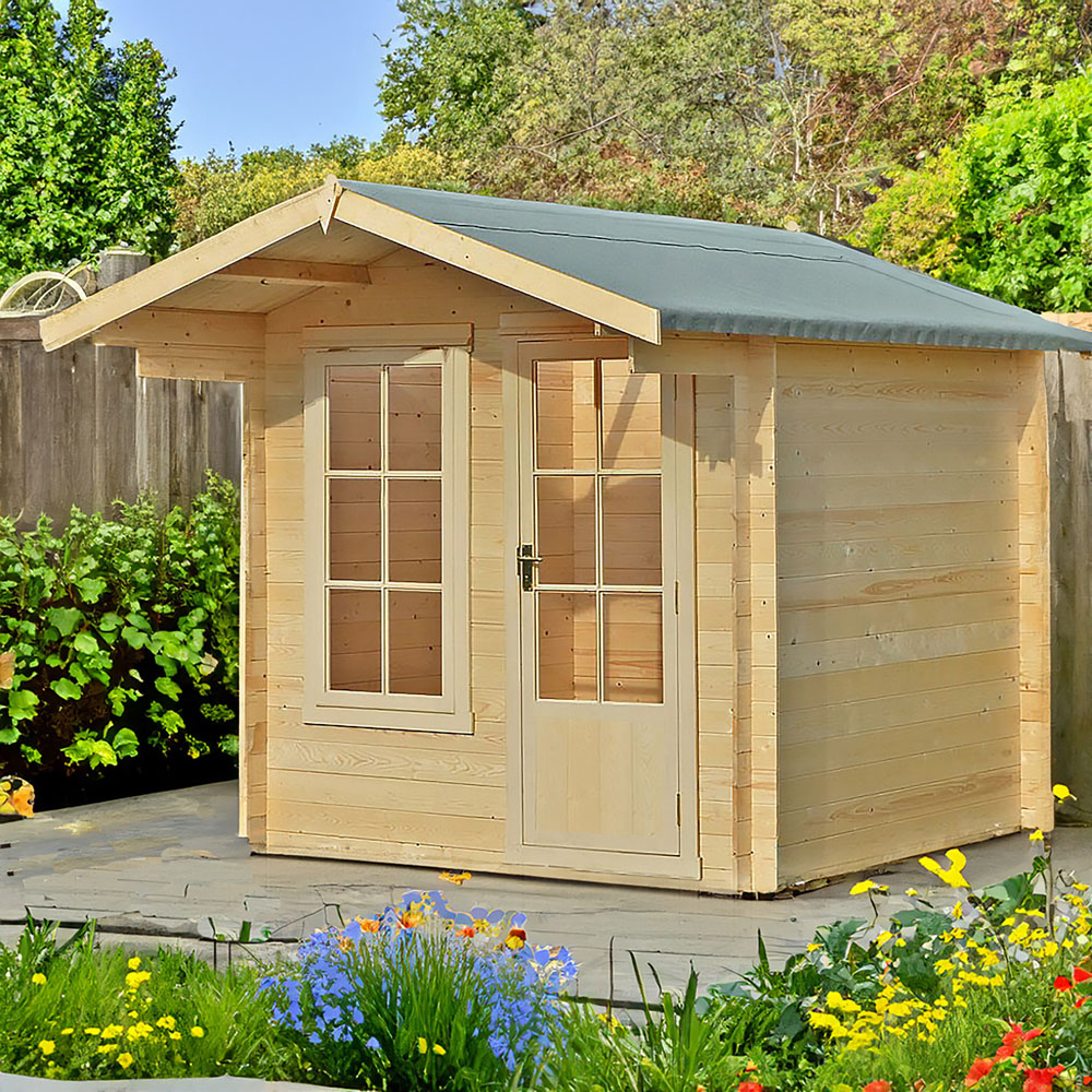 Shire Crinan 10 x 10ft Pressure Treated Wooden Log Cabin Image 2