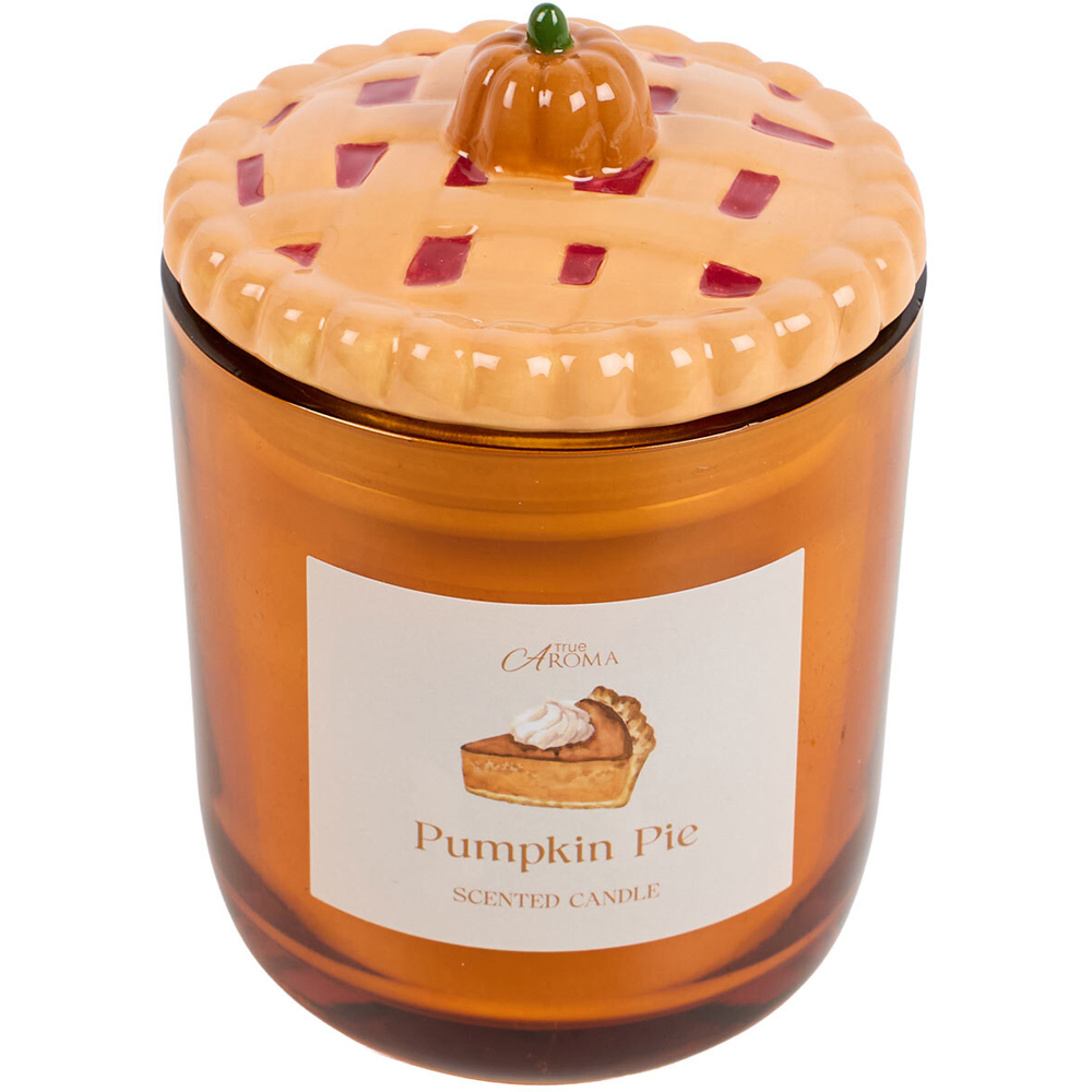 True Aroma Pumpkin Pie or Cherry Pie Scented Candle Image 8
