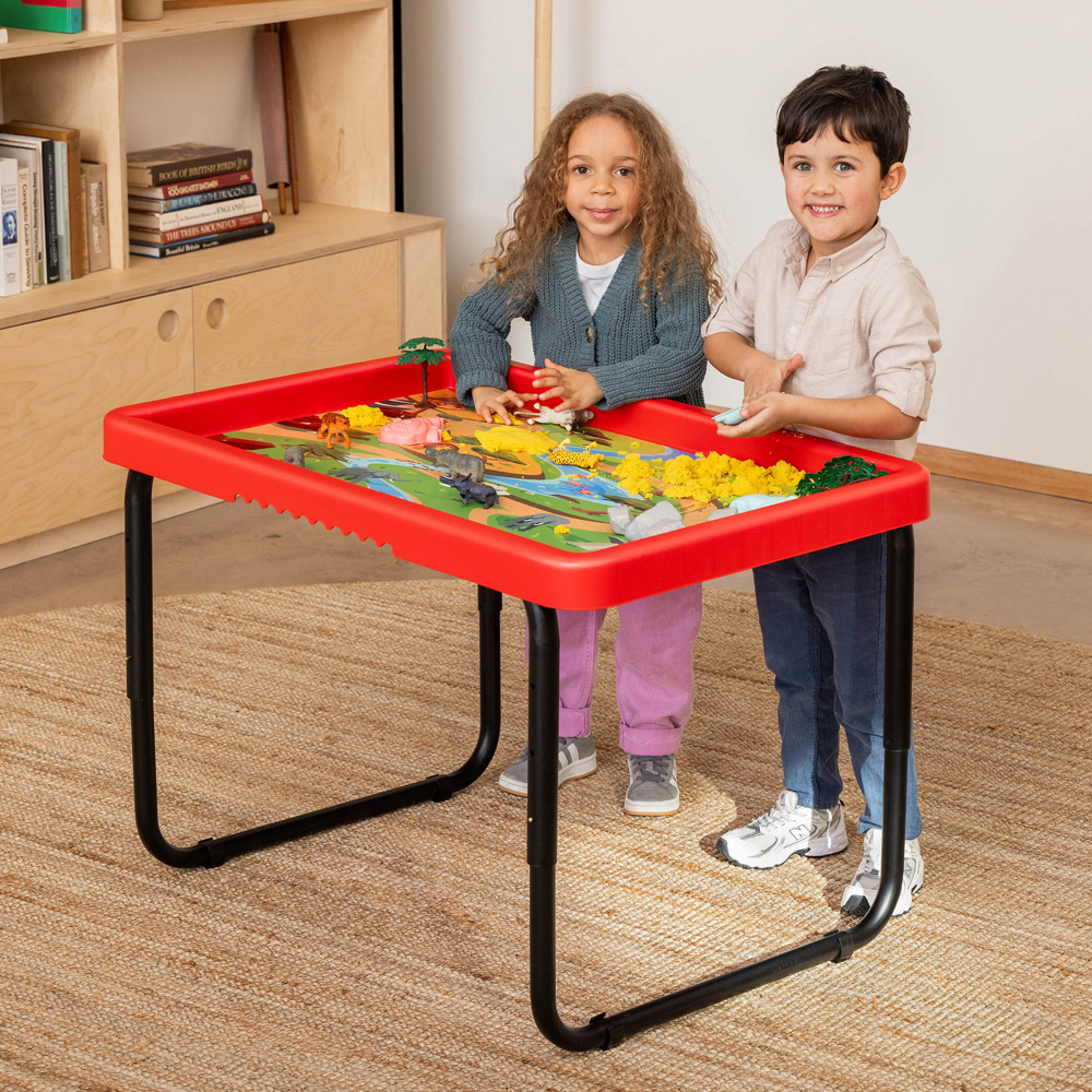 Toyrific Farm and Safari Plastic Play Tray Table Image 2