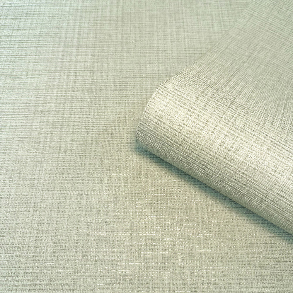 Belgravia Decor Grasscloth Texture Sage Vinyl Wallpaper Image 2
