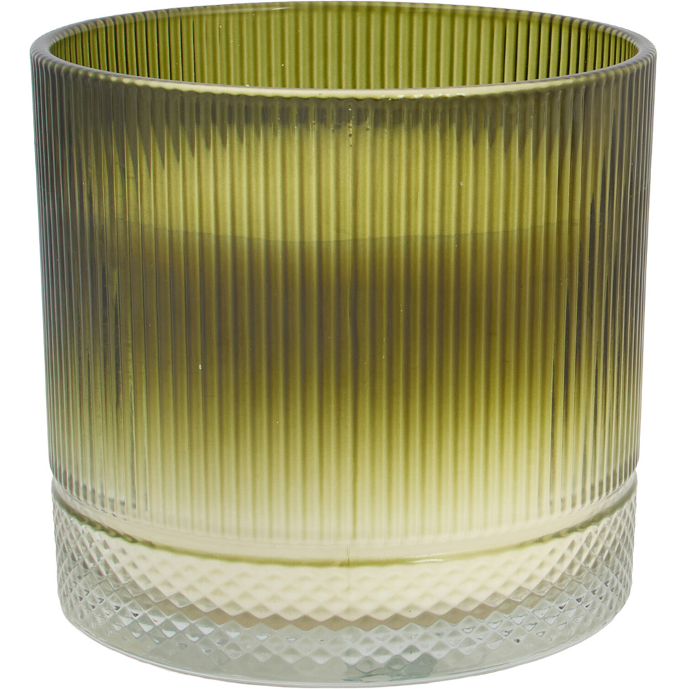 Jade Waterfall Large Ribbed Candle Image 3