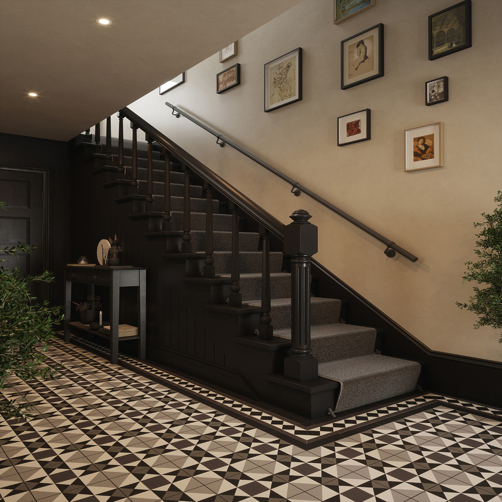 Forgeworks Textured Grey Stair Hand Rail Kit 3.6m Image 9