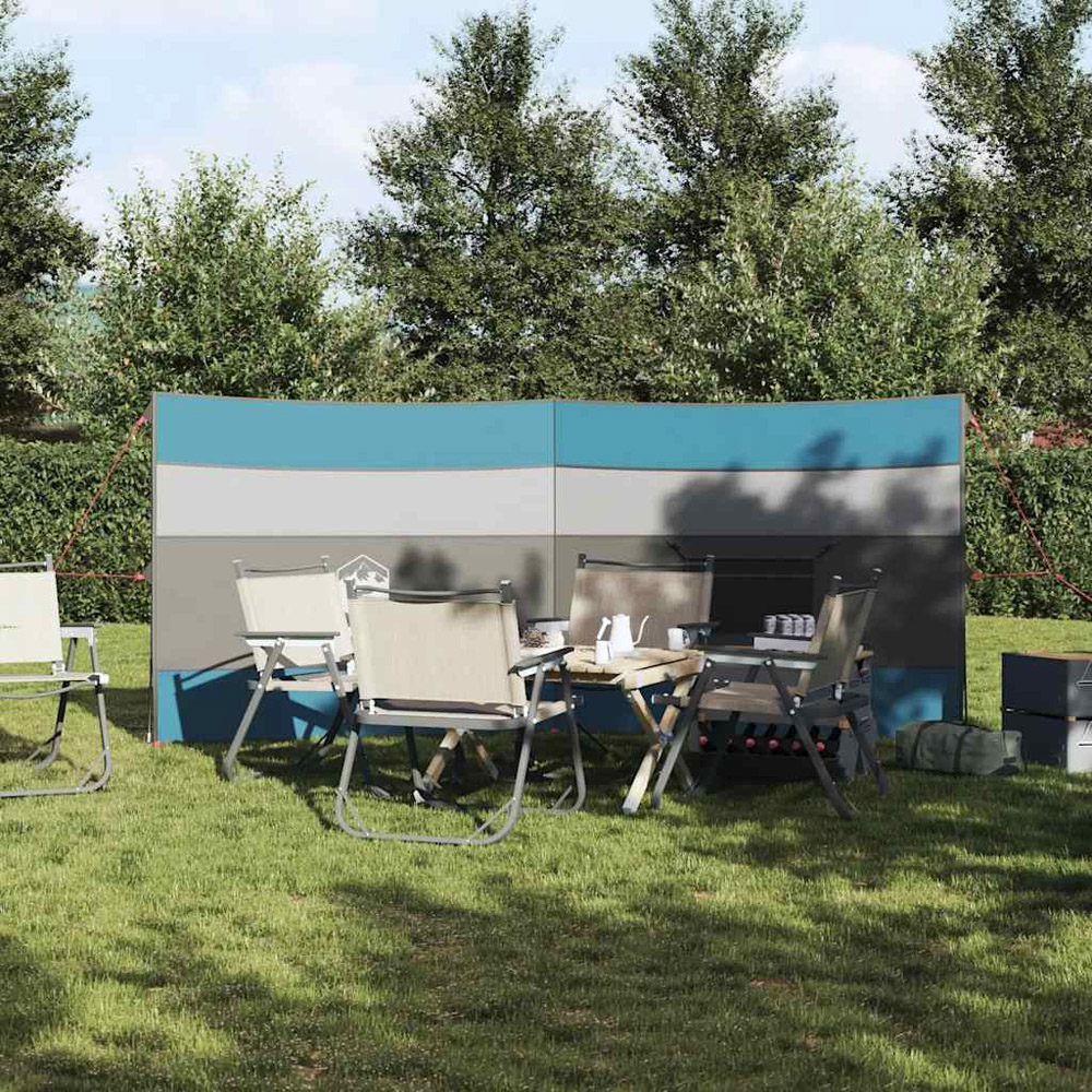 Walplus Blue Waterproof Camping Windbreak 340 x 130cm Image 8