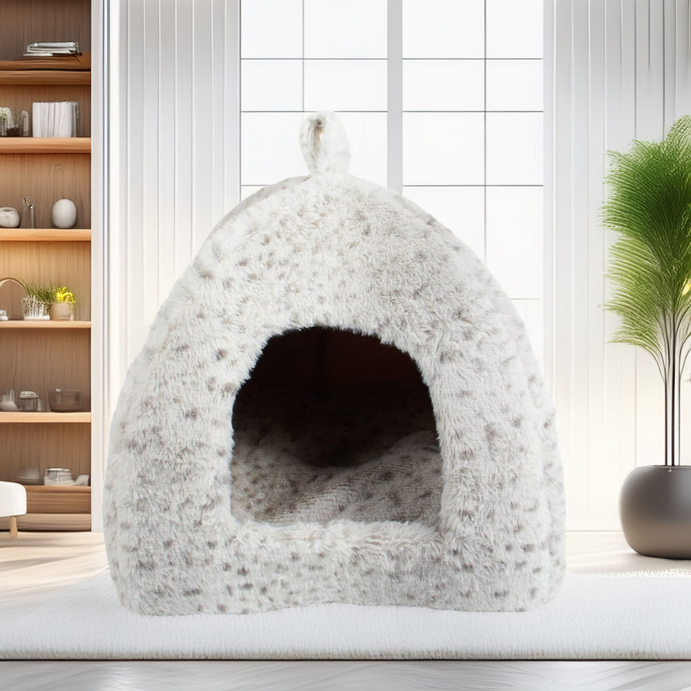 Luxury Semi Enclosed Cat Cube Grey Image 6