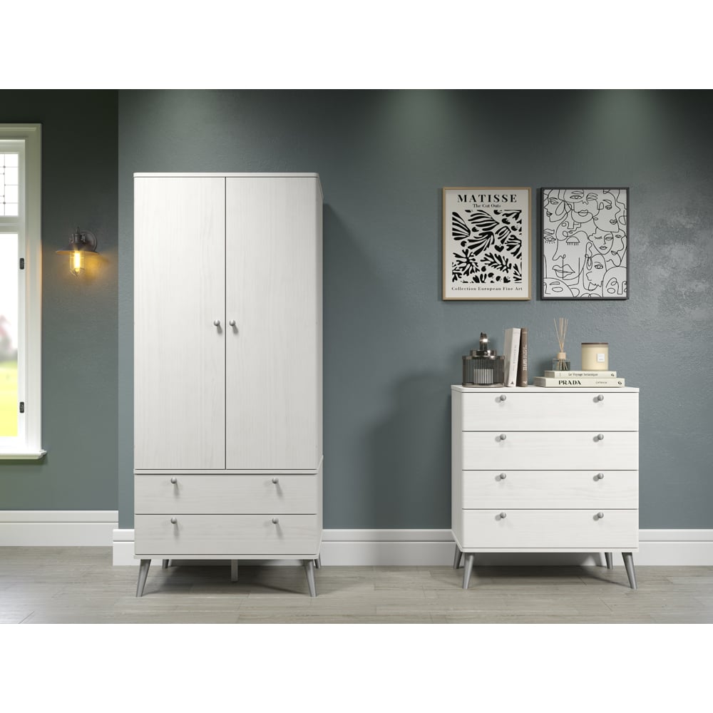 Core Products Augusta Curve 2 Door 2 Drawer Wardrobe Image 4