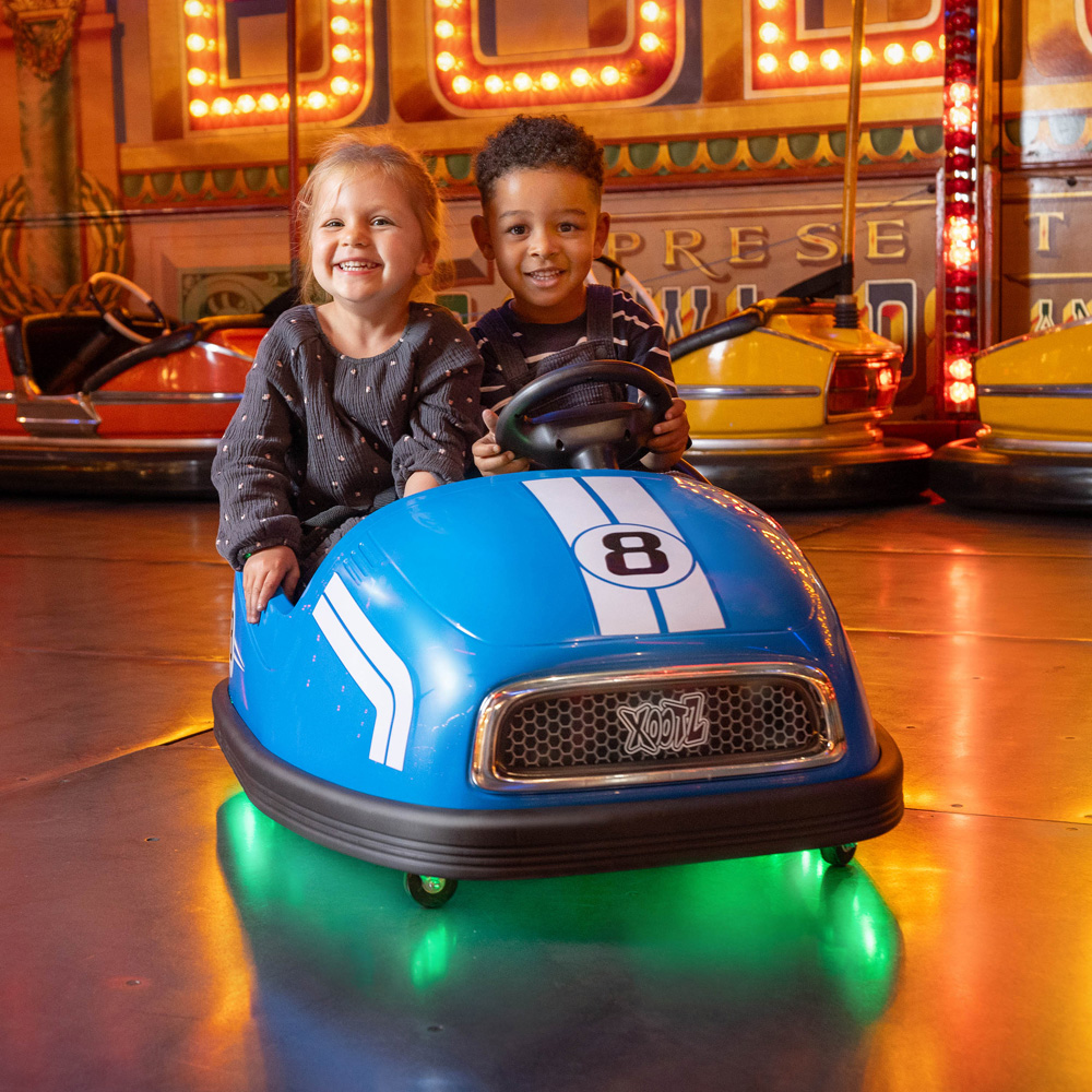 Xootz Blue Kids Electric Big Bumper Ride-On Car Image 4