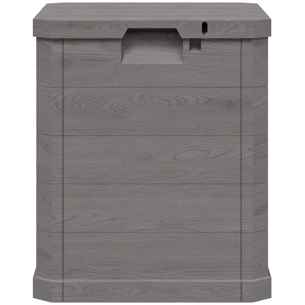 Walplus 90L Medium Brown Square Plastic Garden Storage Box Image 4