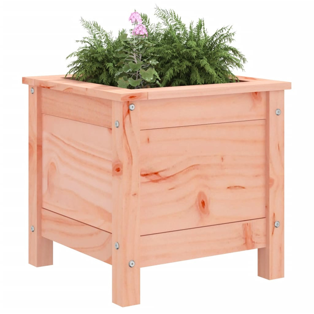 vidaXL Brown Solid Douglas Wood Garden Planter 39 x 40 x 40cm Image 2