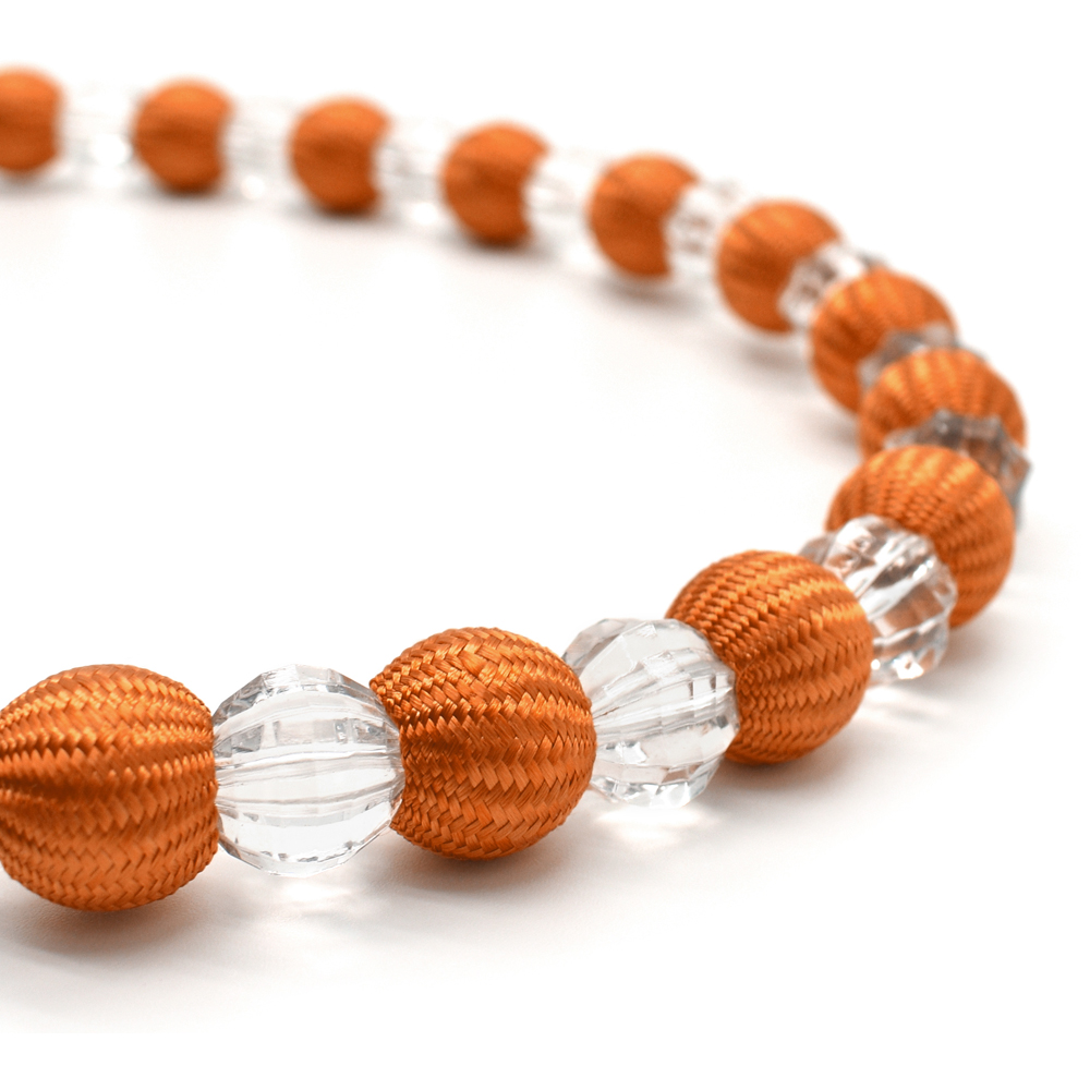 Intimates Krystal Orange Crystal-Effect Beaded Curtain Tieback 2 Pack Image 2