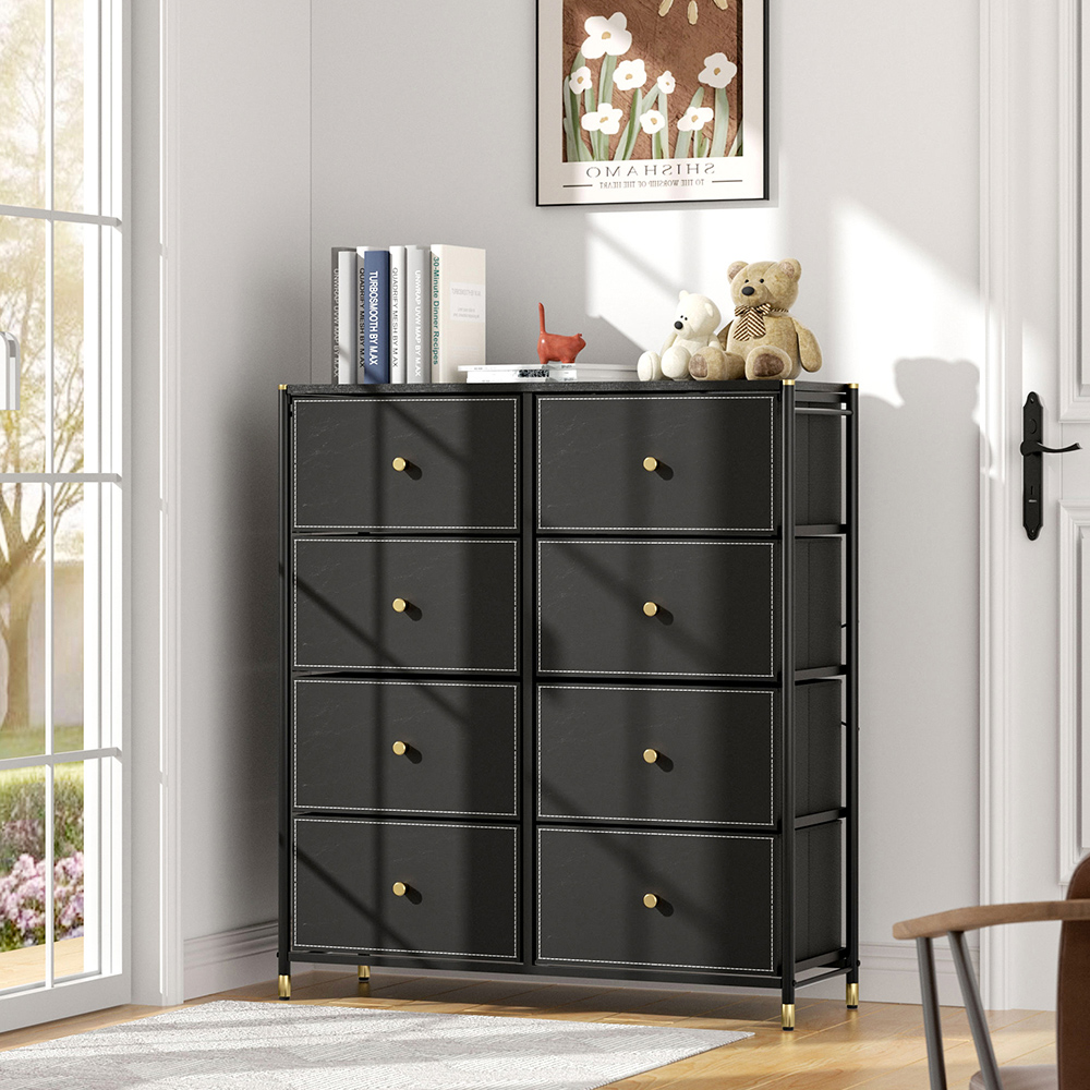 H&O Direct 8 Drawer Plastic Storage Cabinet Image 5