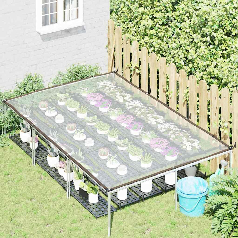 Walplus Clear Tarpaulin with Eyelets 2 x 3m Image 2