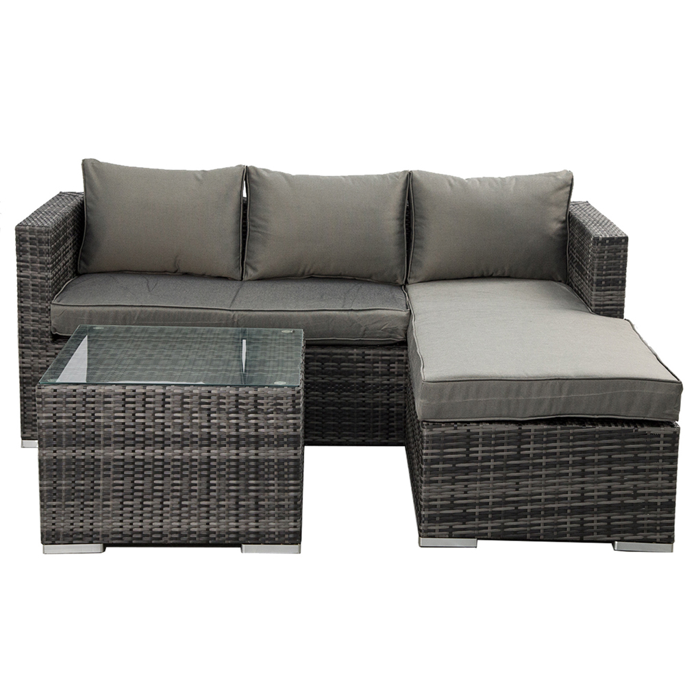 Furniture One 4 Seater Garden Corner Sofa Set Image 3