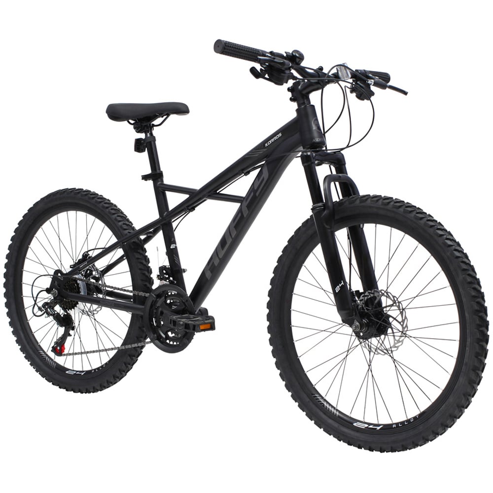 Huffy Korros 21 Speed 24 inch Black Hardtail Mountain Bike Image 3
