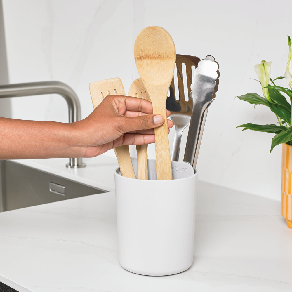 ReBorn Stone Effect Plastic Utensil Holder Image 7