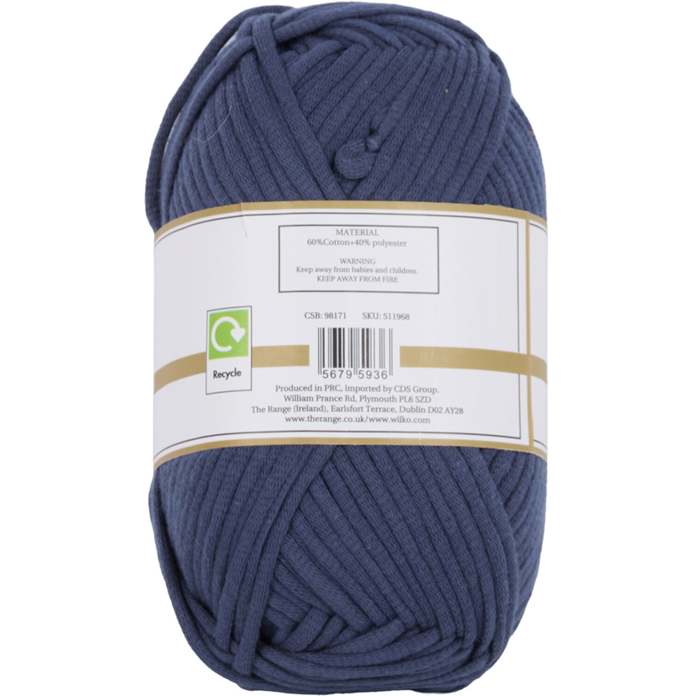 Crochet Yarn Navy Image 3