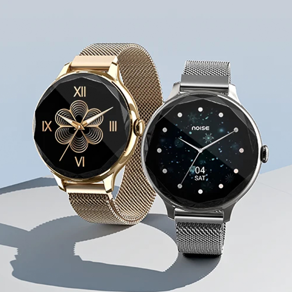 Noise NoiseFit Diva Silver Link Smartwatch Image 5