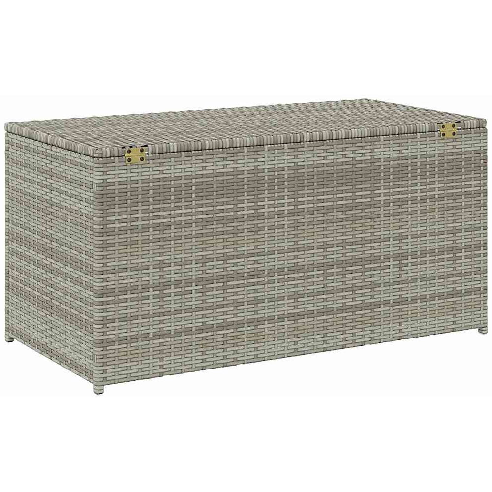 Walplus 100 x 50 x 50cm Grey Poly Rattan Garden Storage Box Image 5
