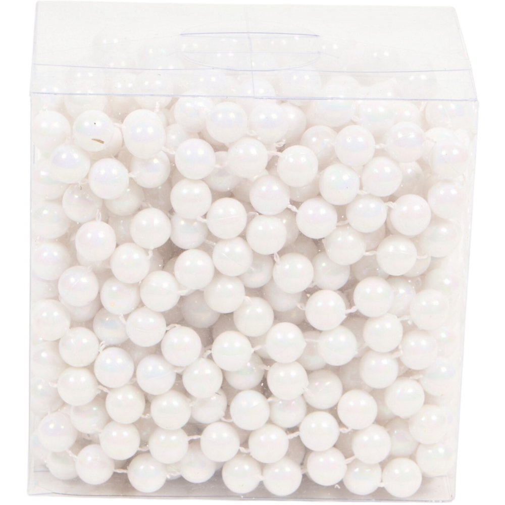 Ivory Pearl Bead Chain 8mm Pearl Image 2