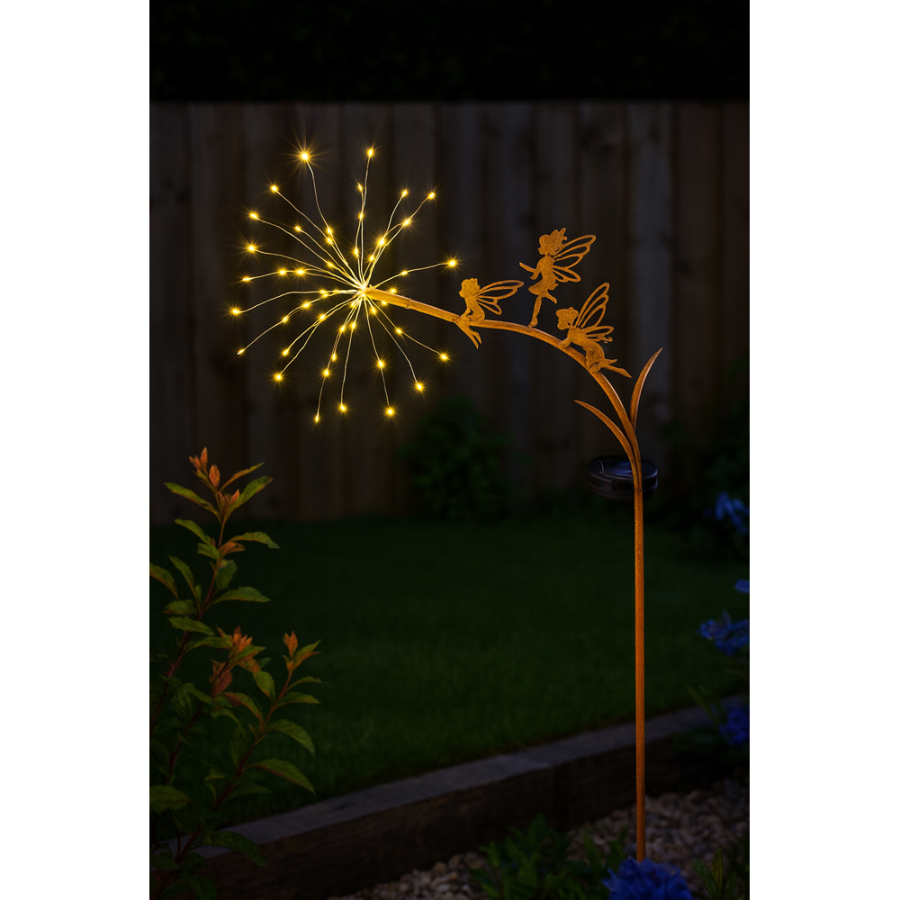 Avilo Fairy on a Stem Solar Garden Stake 84cm Image 3