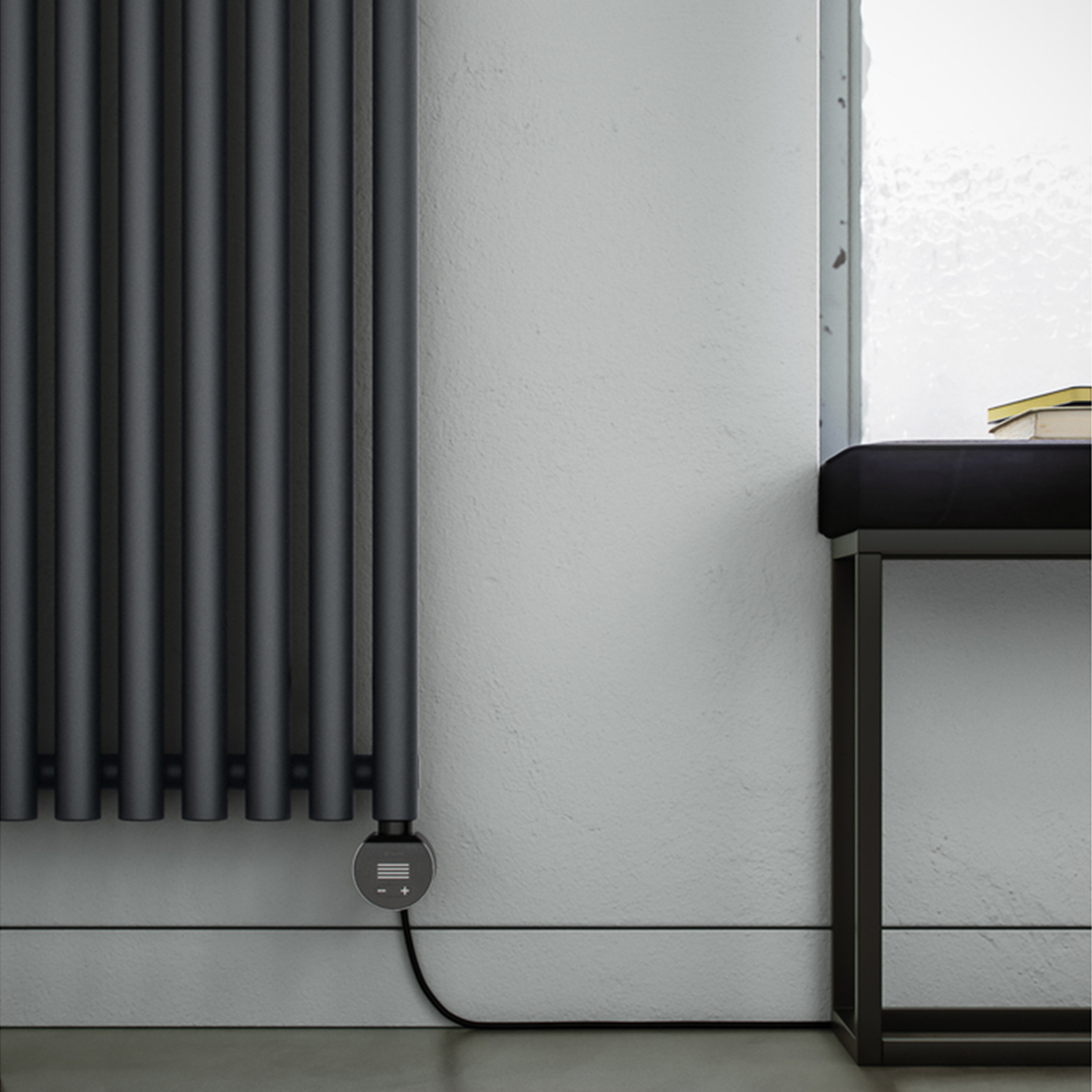 Terma Rolo-Room E Wi-Fi Modern Grey Electric Radiator 2000W 2000 x 755mm Image 5