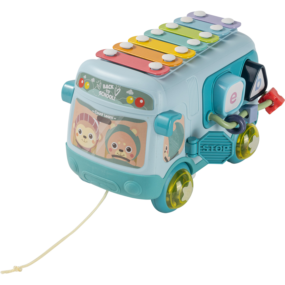 H&O Direct Kids Bus-Shape Musical Xylophone Toy Image 4
