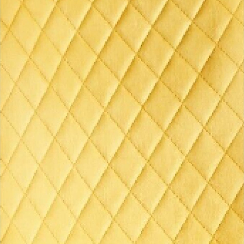 wilko Lexi Set of 2 Yellow Velvet Fabric Dining Chairs Image 6