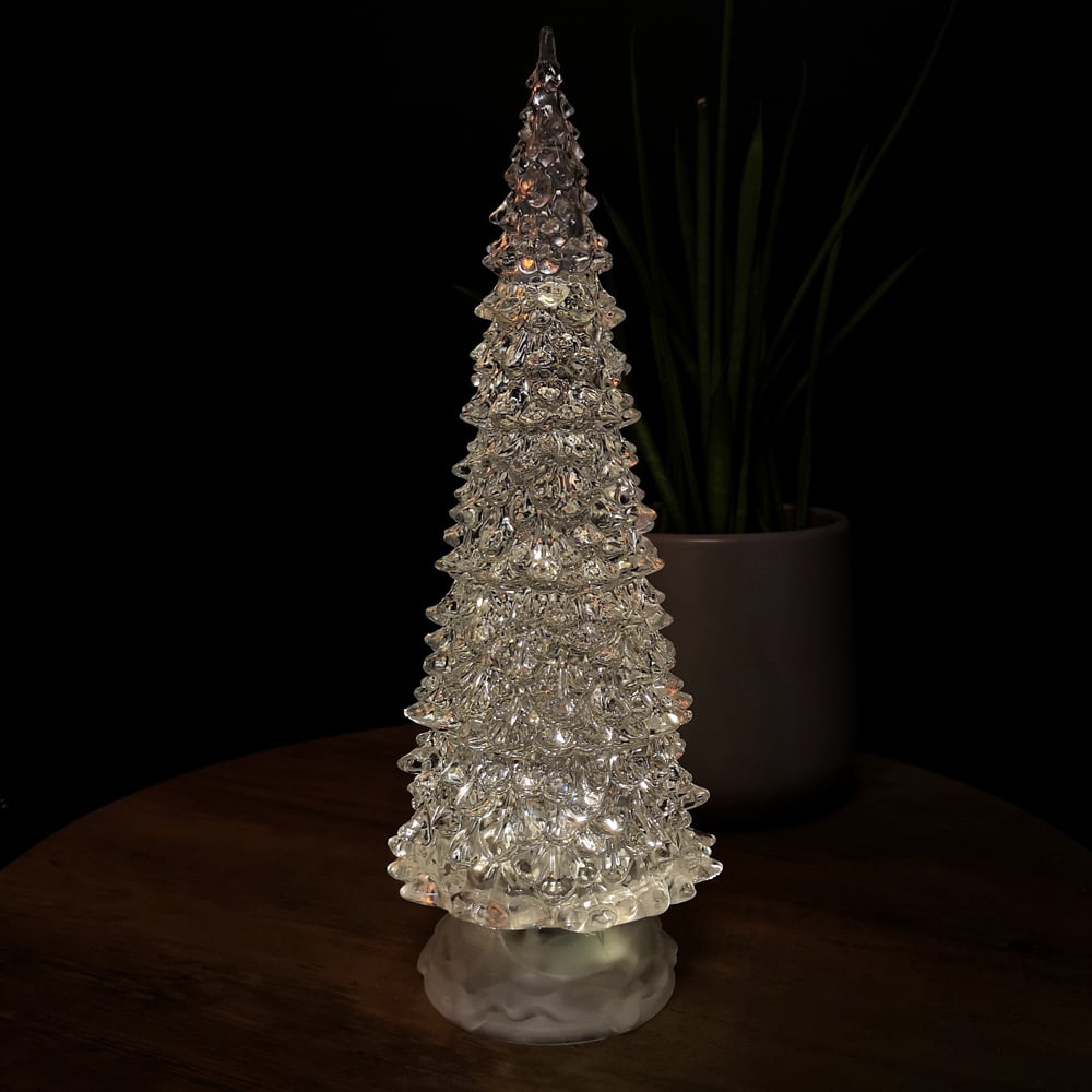 Samuel Alexander Warm White Water Spinner Christmas Tree 30cm Image 6
