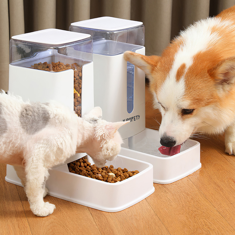 H&O Direct Automatic Pet Feeder and Water Dispenser Set Image 2