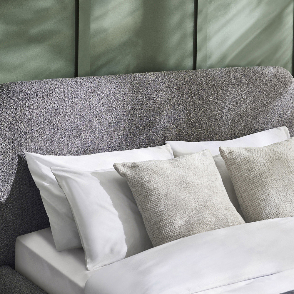 Julian Bowen Hannah Grey Boucle Double Bed Image 8