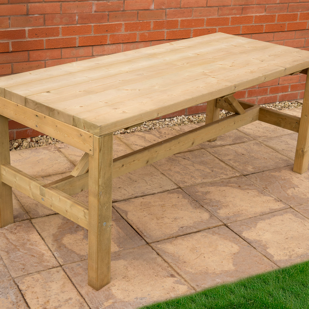 Forest Garden 6 Seater Dining Table Image 4