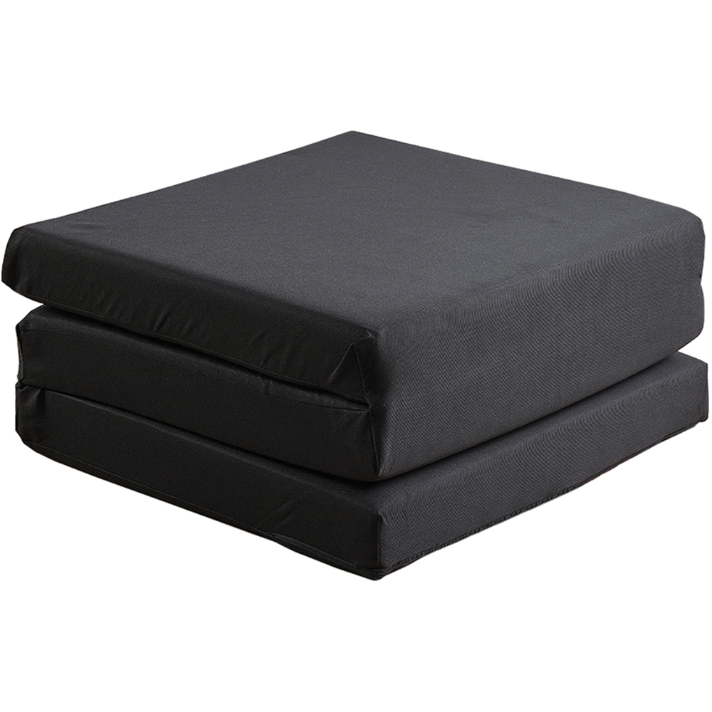Visco Therapy Kids Black Folding Futon Z Bed Mattress Image 4