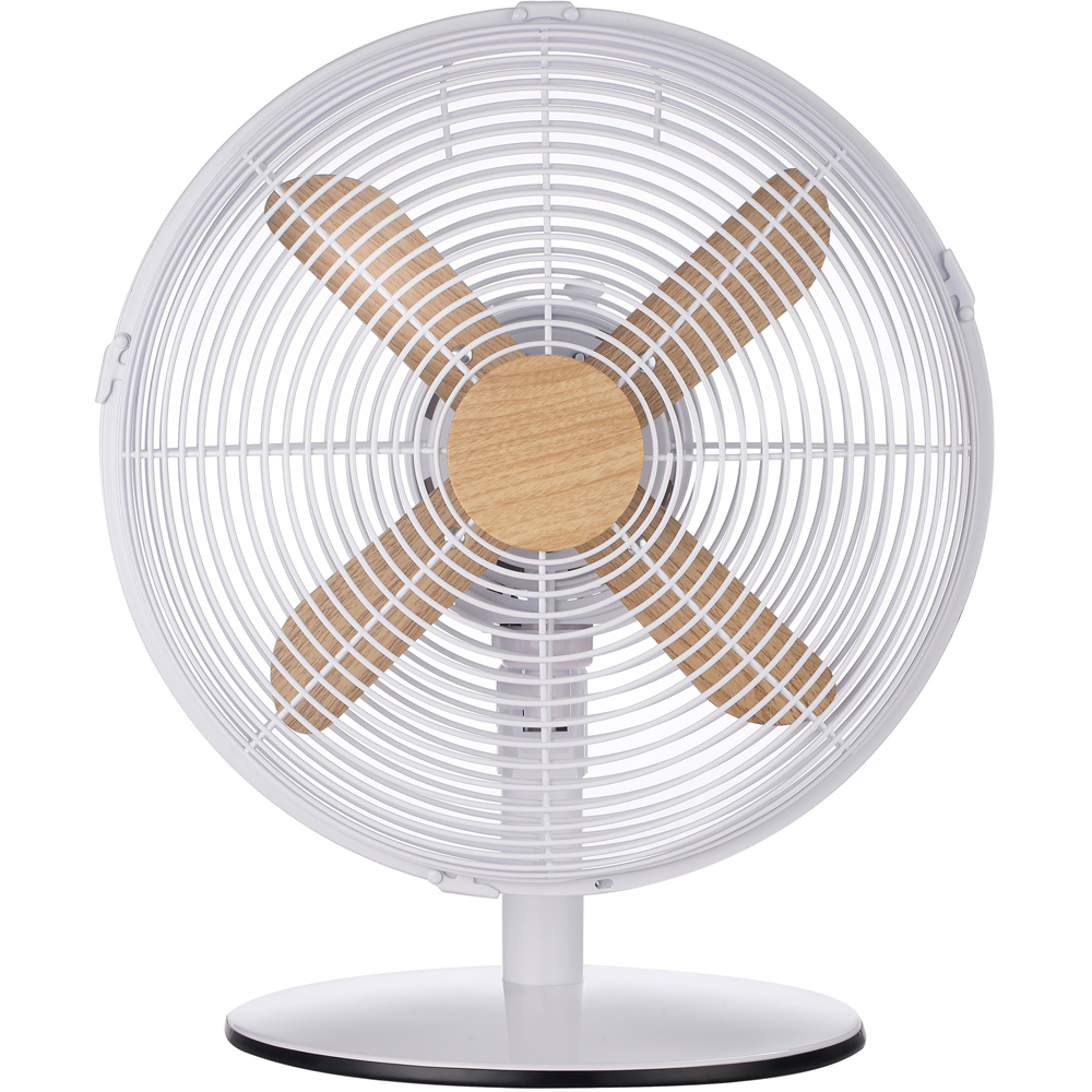 Russell Hobbs White Scandi Desk Fan 12 inch Image 3