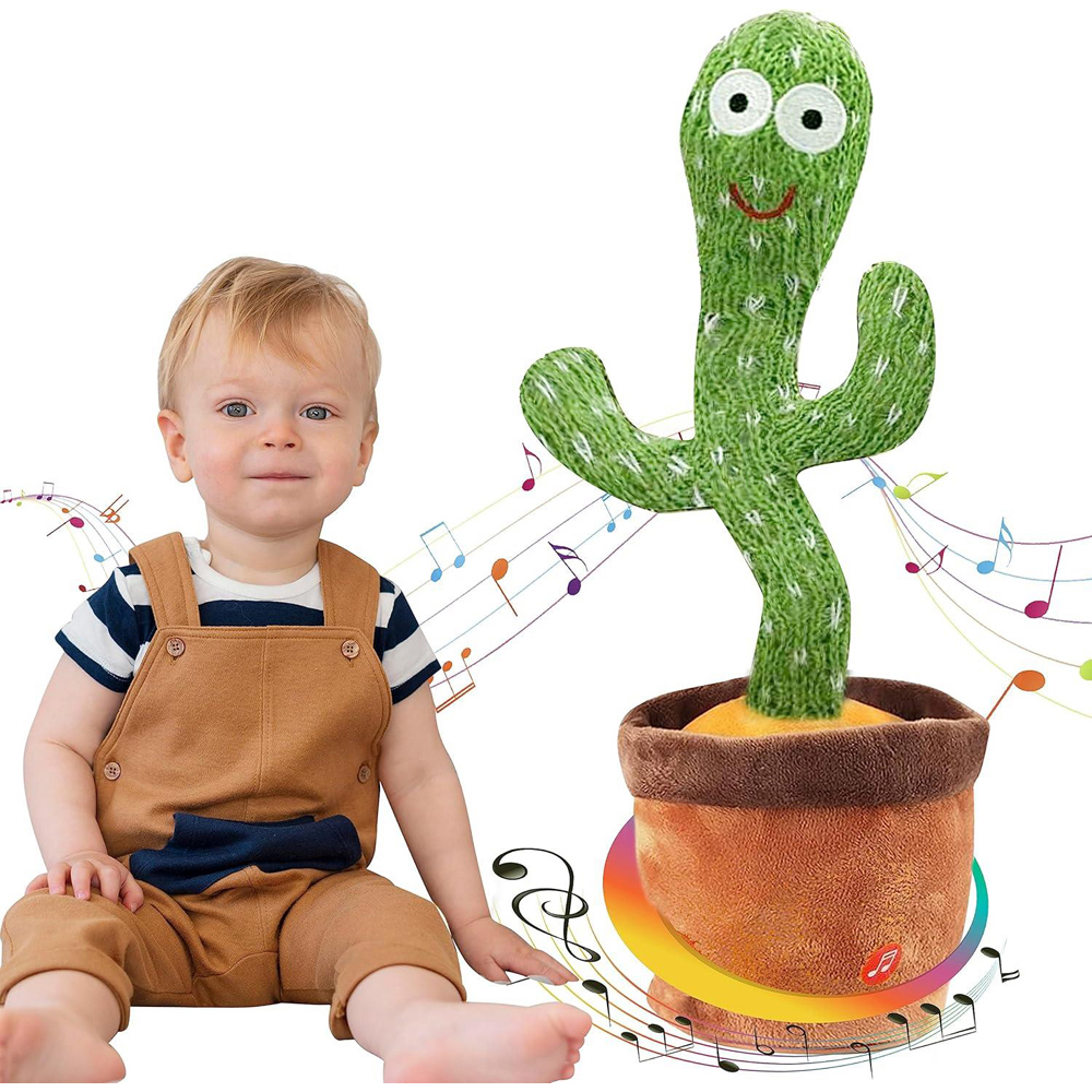Dyzi Kids Dancing and Talking Cactus Sensory Toy Image 2
