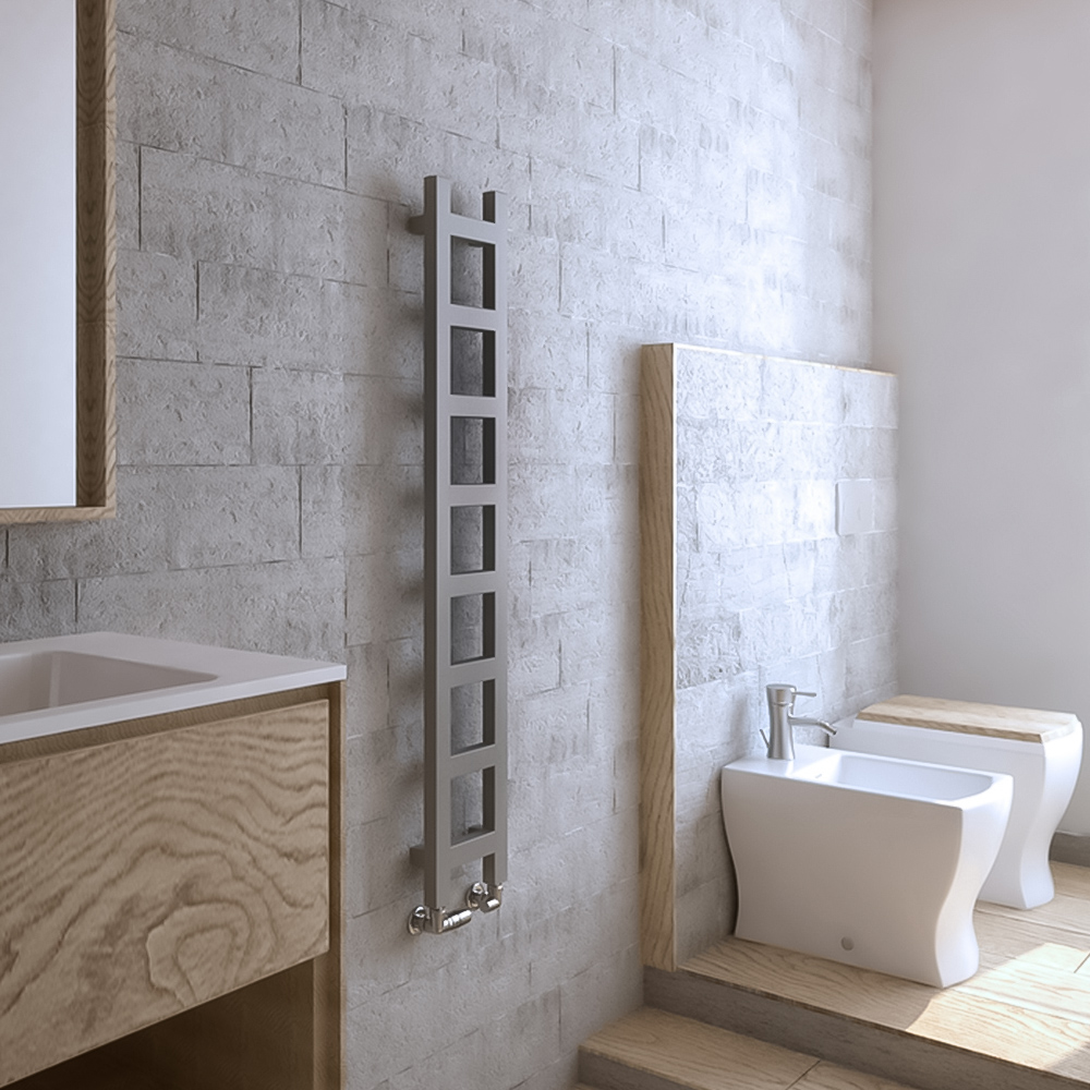 Terma Easy 856 BTU Sparkling Gravel Electric Heated Towel Rail 1280 x 200mm Image 4